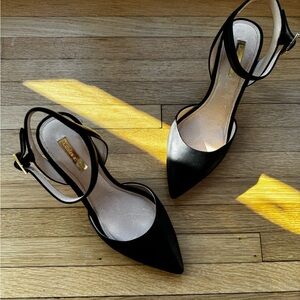 Louise et Cie Black Pointed Heels